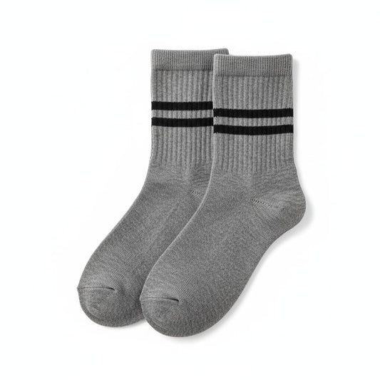 Retro Sport Socks - Grey