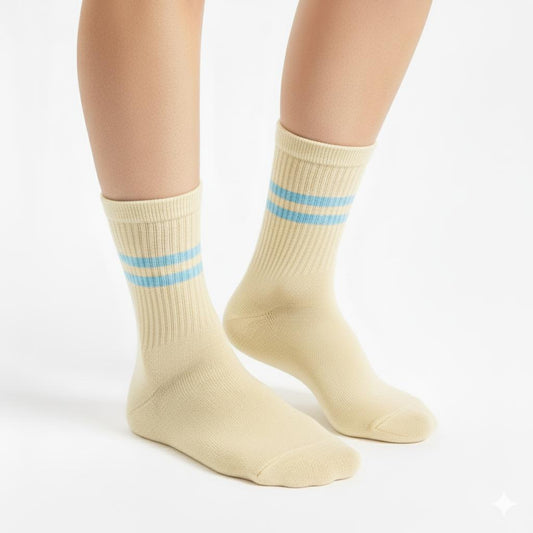 Retro Sport Socks - Yellow