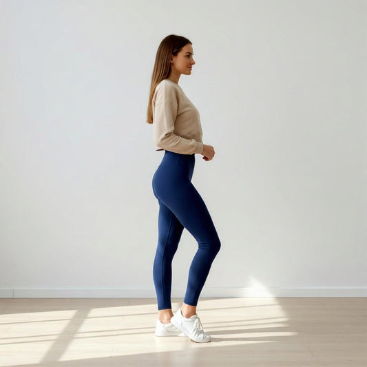 Sport Leggings - Navy Blue