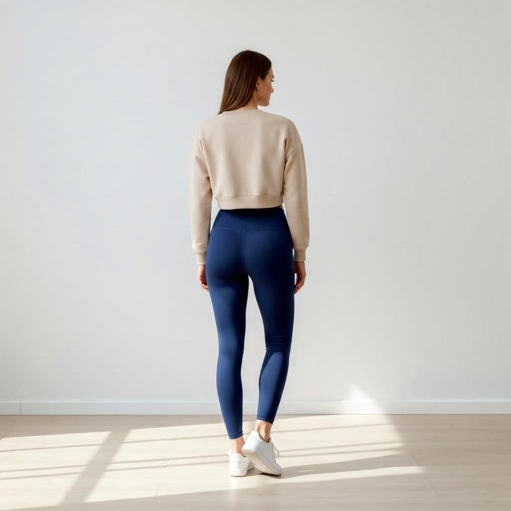 Sport Leggings - Navy Blue